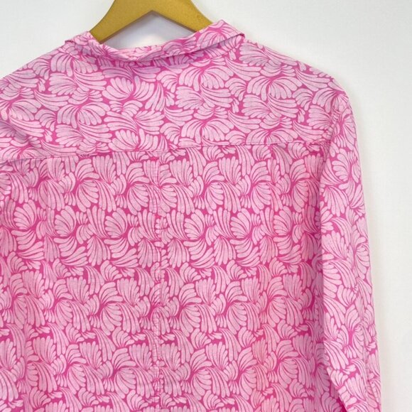 Fresh Produce Pink Cotton Button Down Top - Picture 10 of 12